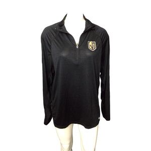 47 Black Quarter-Zip Vegas Knights Pullover with Logo